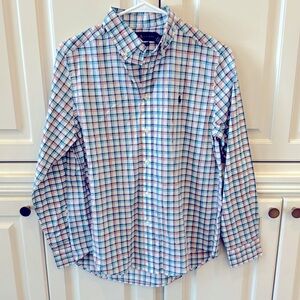 NEW Ralph Lauren button down, size L (14-16), brand new with tags.